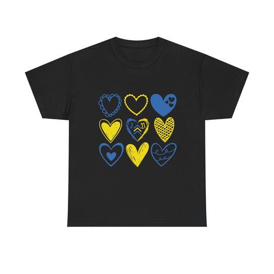 3:21 Heart Doodles Tee | Down Syndrome Awareness | Celebrate the Extra | World Down Syndrome Day