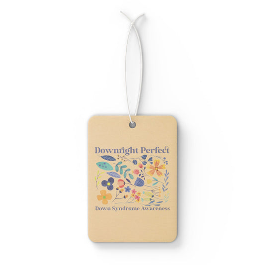 Down Right Perfect | Celebrate the Extra Car Air Freshener | Down Syndrome Awareness 3.21 | Trisomy 21 | World Down Syndrome Day | Inclusion & Advocacy Gift