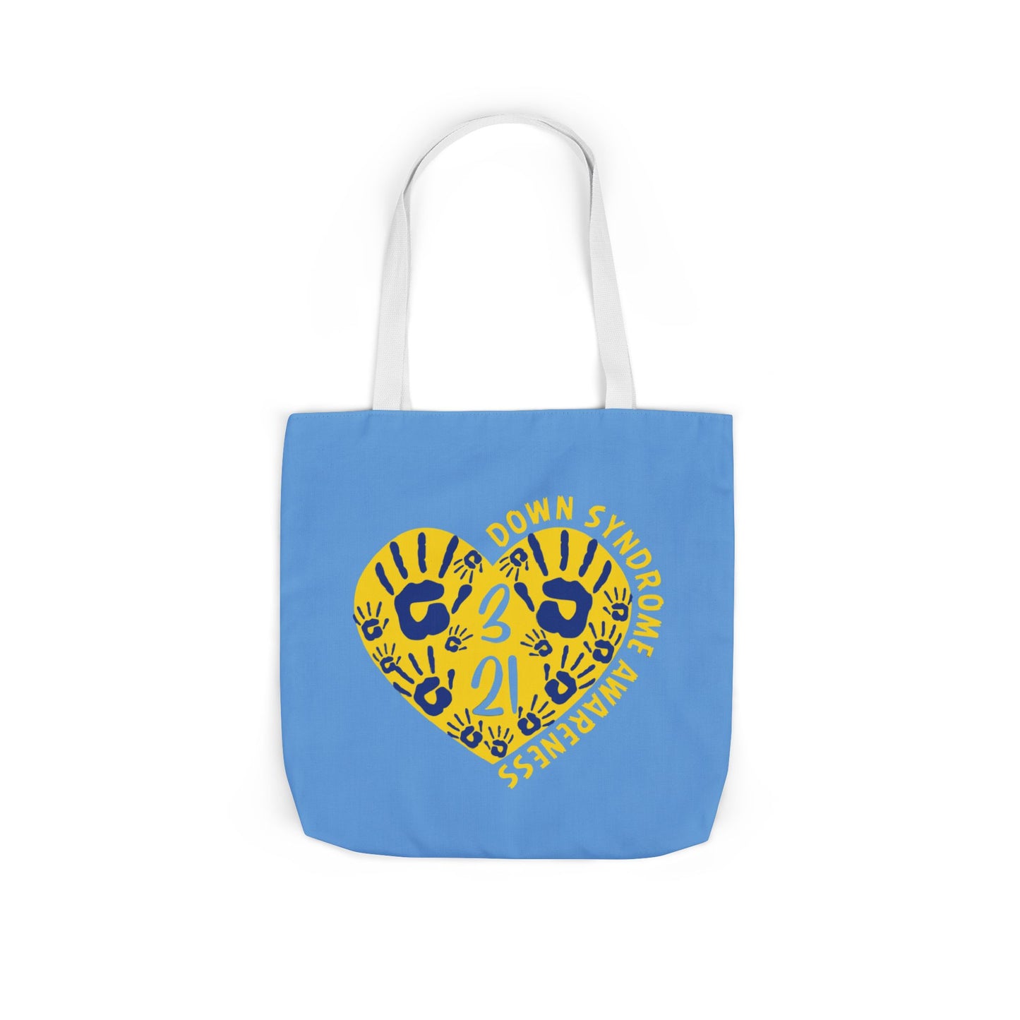 Celebrate the Extra Canvas Tote | Down Syndrome Awareness 3.21 | Trisomy 21 Bag | World Down Syndrome Day | Inclusion Tote with Color Strap Options