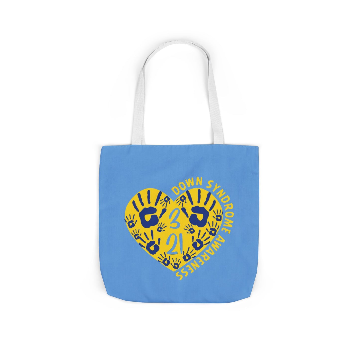 Celebrate the Extra Canvas Tote | Down Syndrome Awareness 3.21 | Trisomy 21 Bag | World Down Syndrome Day | Inclusion Tote with Color Strap Options