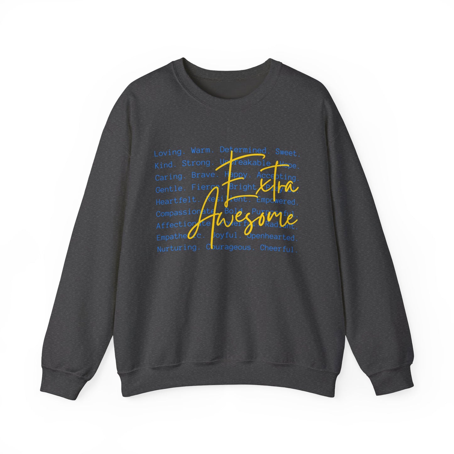 Extra Awesome Sweatshirt | Down Syndrome Awareness Crewneck | Celebrate the Extra