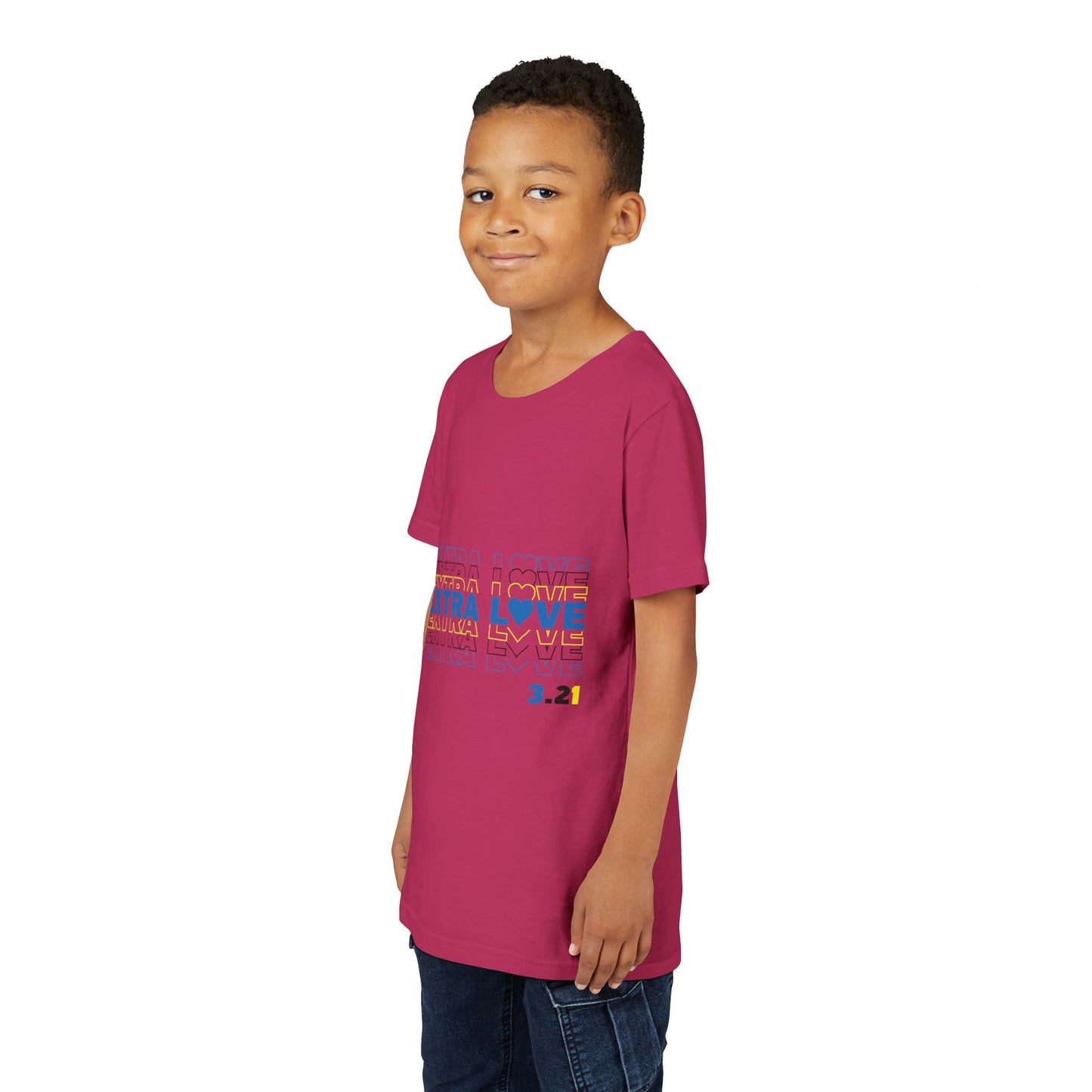 Extra Love 3:21 Youth Tee | Down Syndrome Awareness | Celebrate the Extra | World Down Syndrome Day