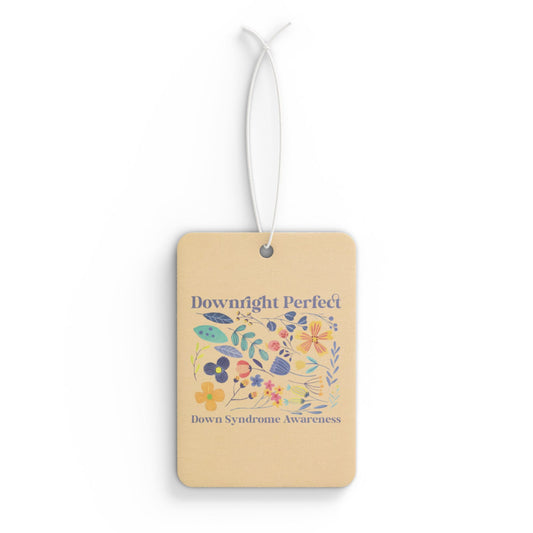 Down Right Perfect | Celebrate the Extra Car Air Freshener | Down Syndrome Awareness 3.21 | Trisomy 21 | World Down Syndrome Day | Inclusion & Advocacy Gift
