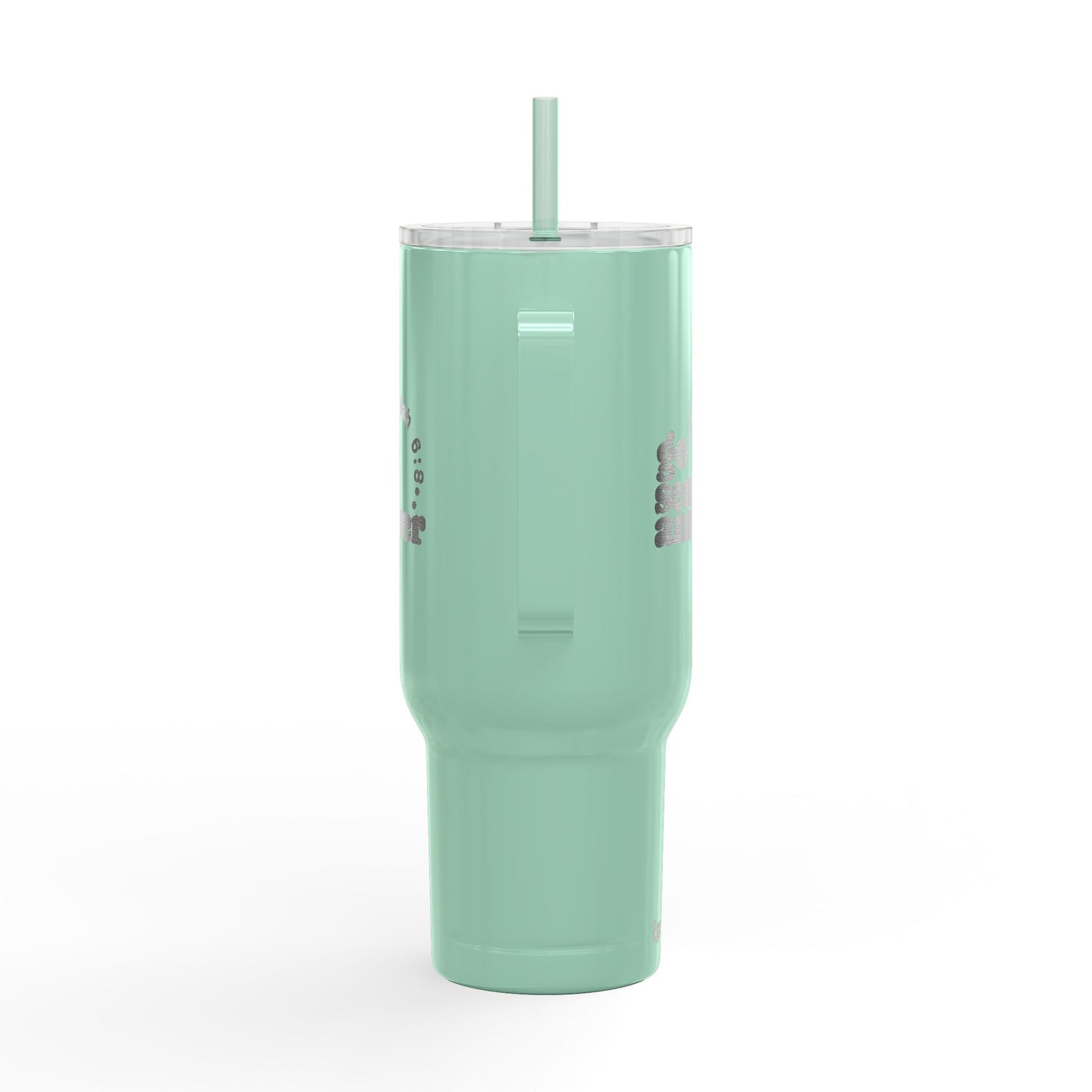 Go, Send, Answer-Send Them Collection- 40oz Engraved Travel Tumbler with Straw