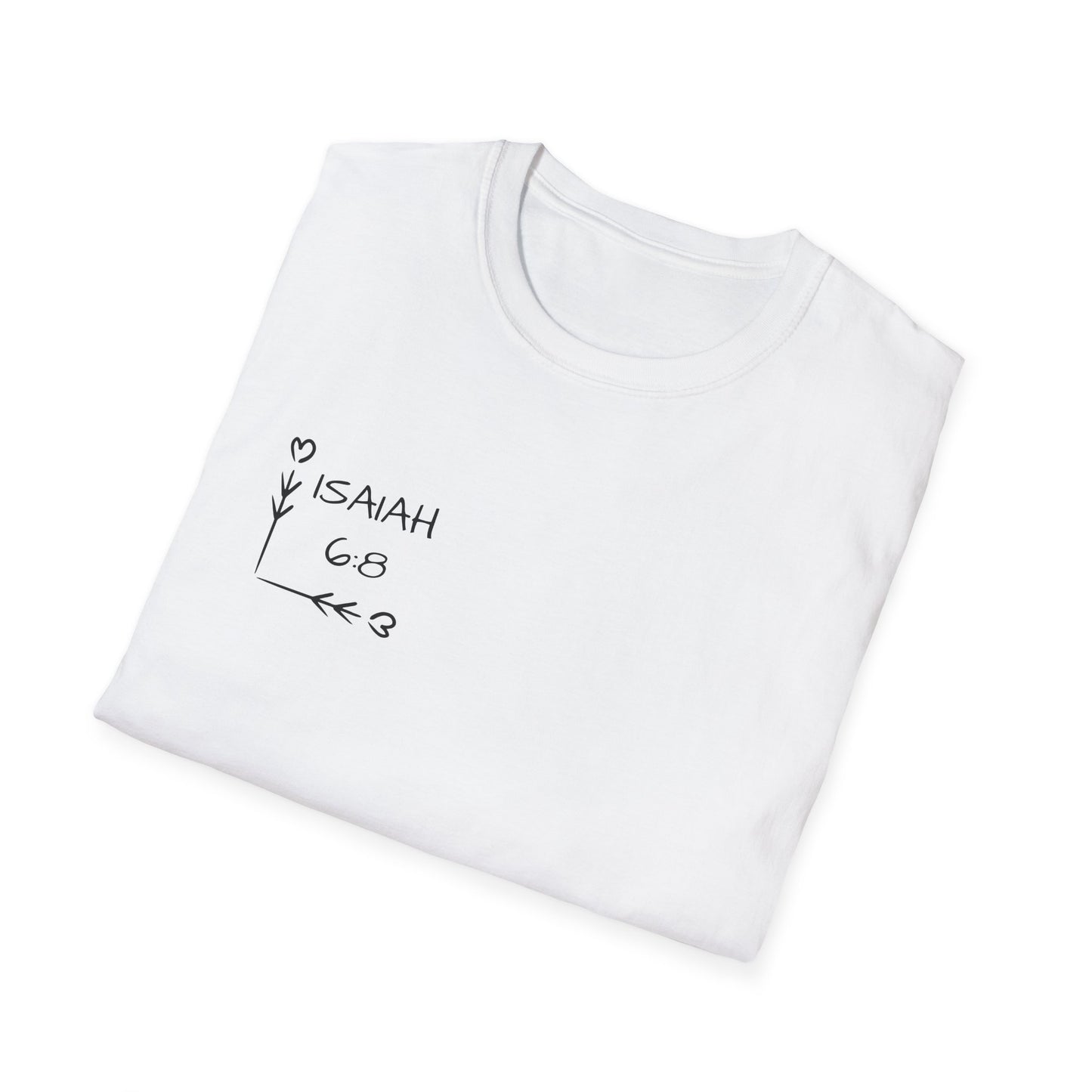 Send Them Isaiah 6:8 T-Shirt (Light Wash)| Mission Fundraiser Faith Tee | Christian Missions Shirt
