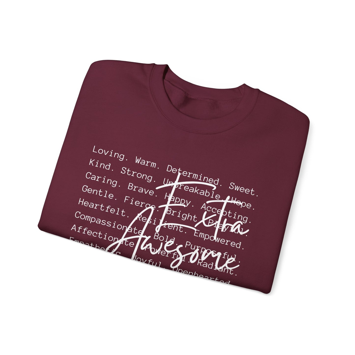 Extra Awesome Sweatshirt | Down Syndrome Awareness Crewneck | Celebrate the Extra