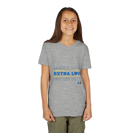Extra Love 3:21 Youth Tee | Down Syndrome Awareness | Celebrate the Extra | World Down Syndrome Day