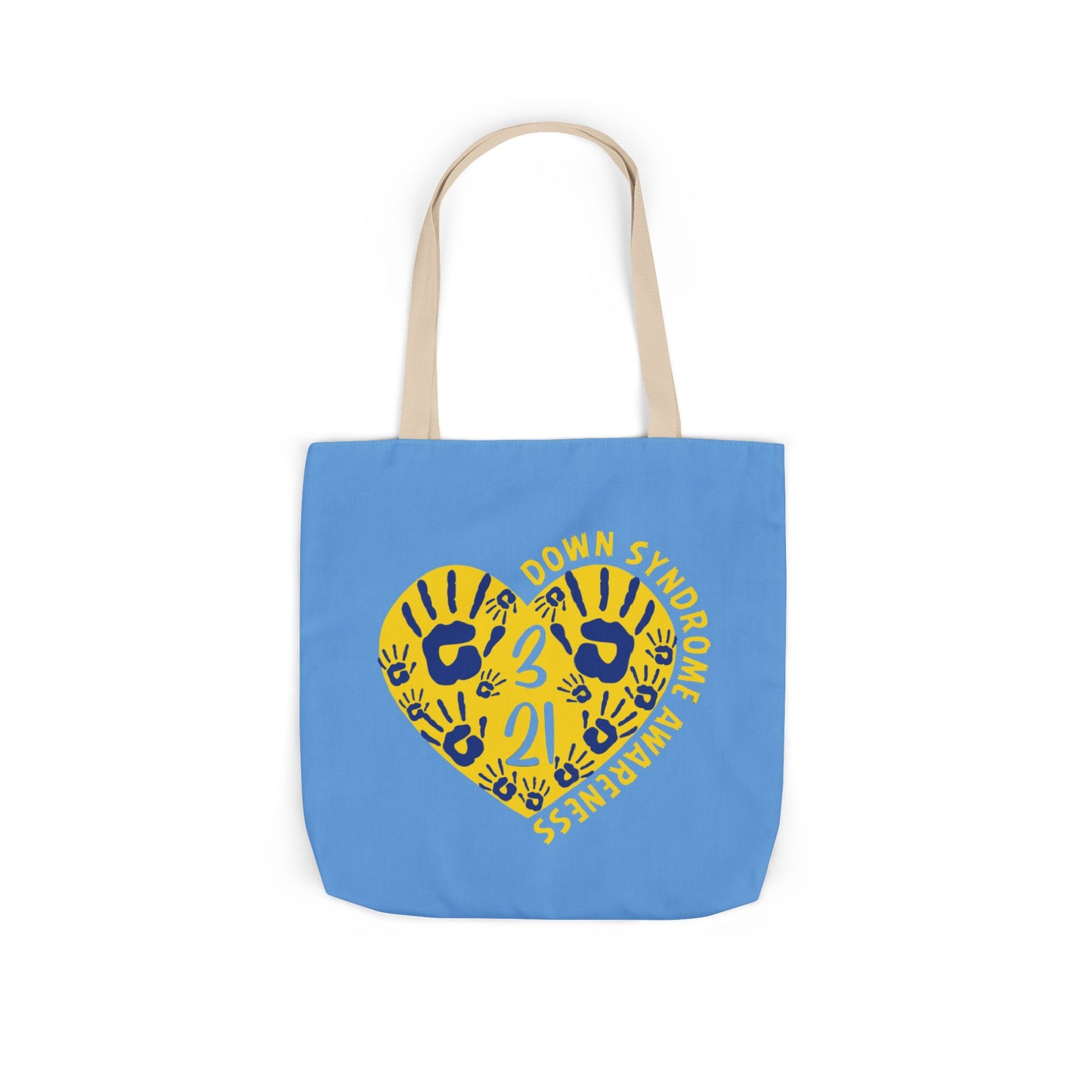 Celebrate the Extra Canvas Tote | Down Syndrome Awareness 3.21 | Trisomy 21 Bag | World Down Syndrome Day | Inclusion Tote with Color Strap Options