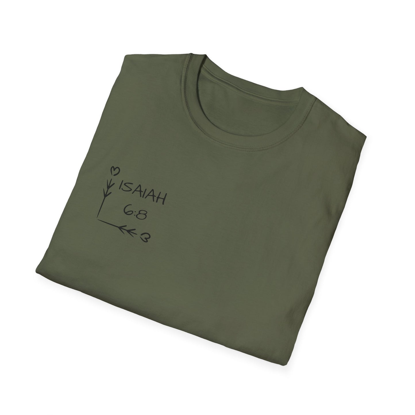 Send Them Isaiah 6:8 T-Shirt (Light Wash)| Mission Fundraiser Faith Tee | Christian Missions Shirt