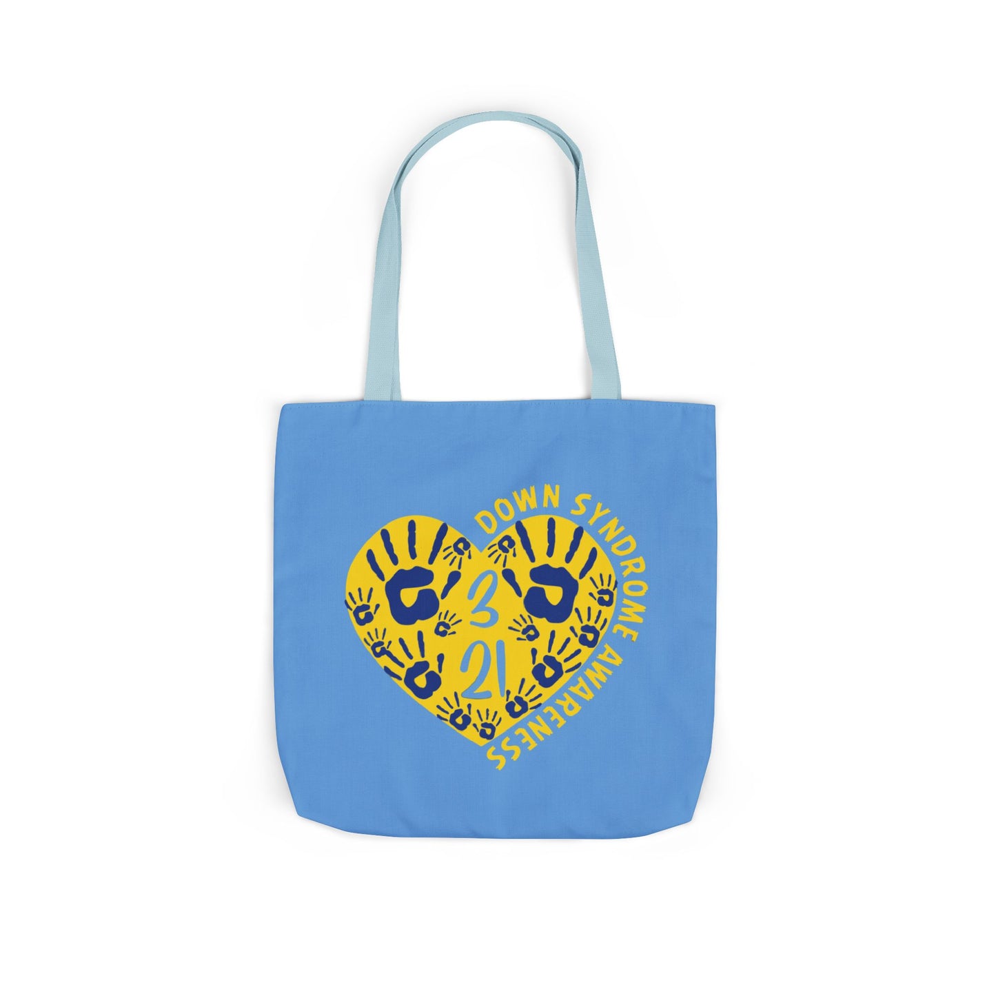 Celebrate the Extra Canvas Tote | Down Syndrome Awareness 3.21 | Trisomy 21 Bag | World Down Syndrome Day | Inclusion Tote with Color Strap Options