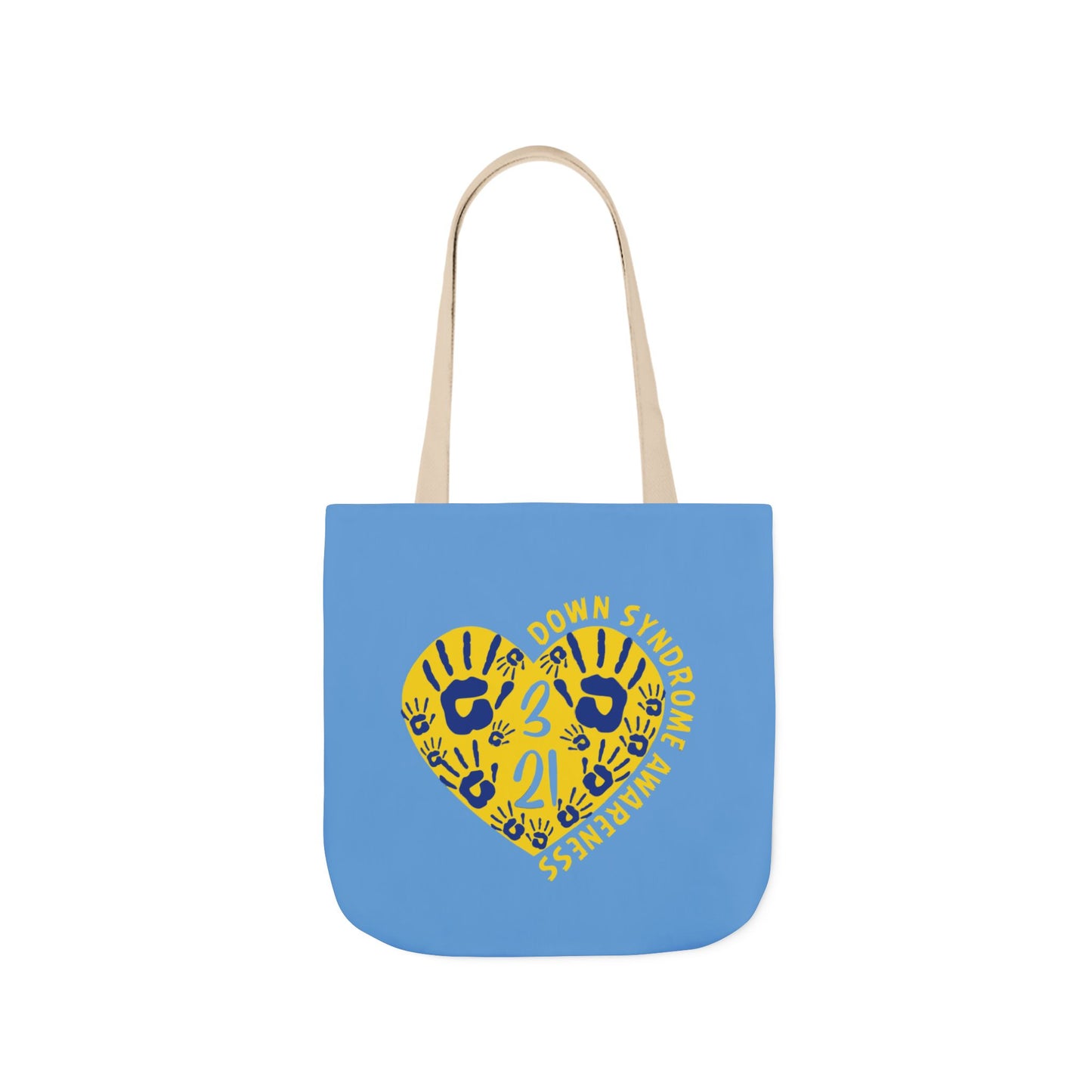 Celebrate the Extra Canvas Tote | Down Syndrome Awareness 3.21 | Trisomy 21 Bag | World Down Syndrome Day | Inclusion Tote with Color Strap Options