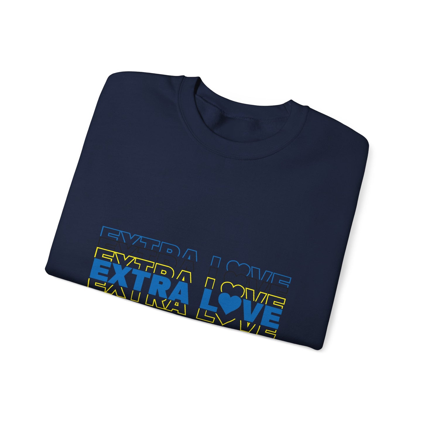 Extra Love 3:21 Sweatshirt | Down Syndrome Awareness Crewneck | Celebrate the Extra