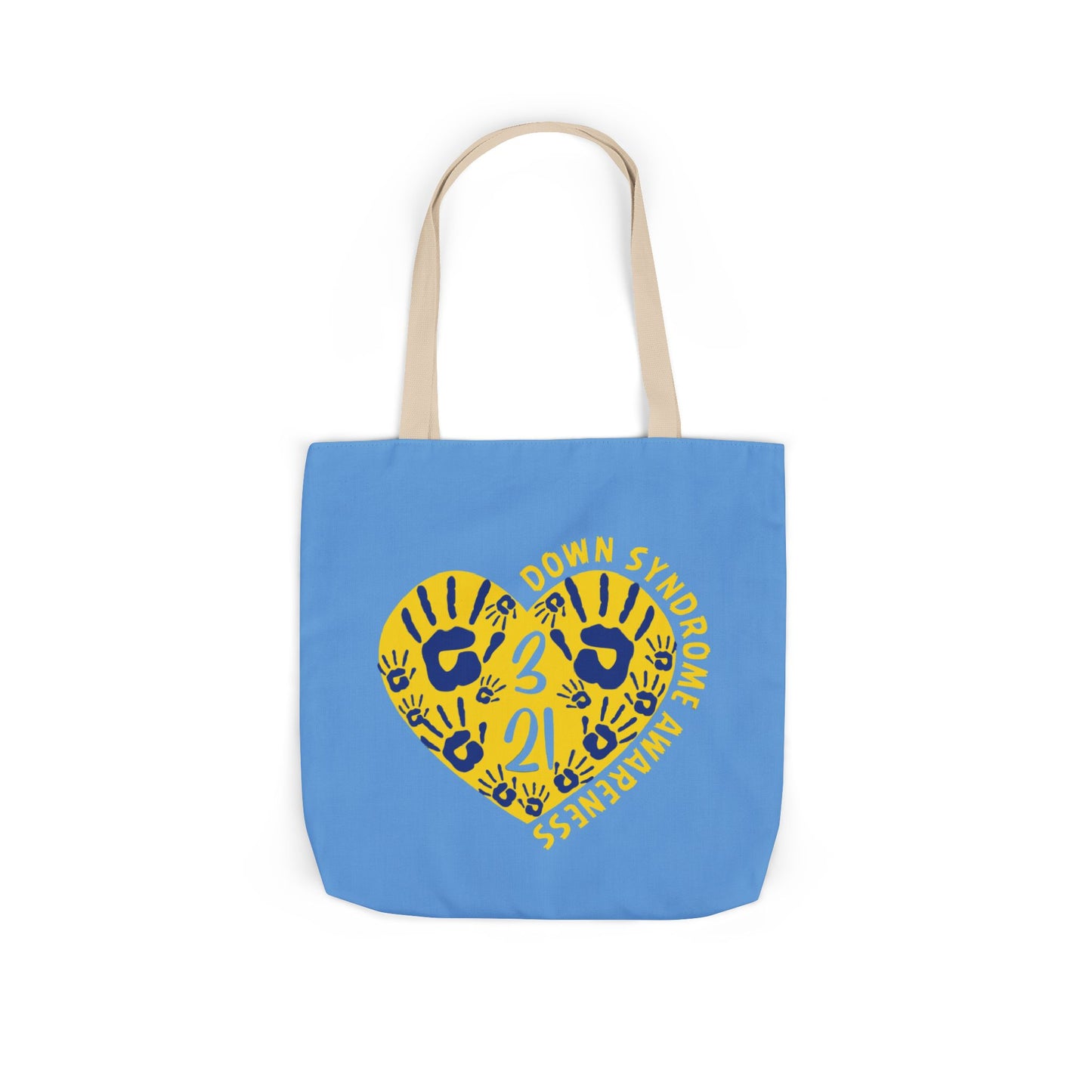 Celebrate the Extra Canvas Tote | Down Syndrome Awareness 3.21 | Trisomy 21 Bag | World Down Syndrome Day | Inclusion Tote with Color Strap Options