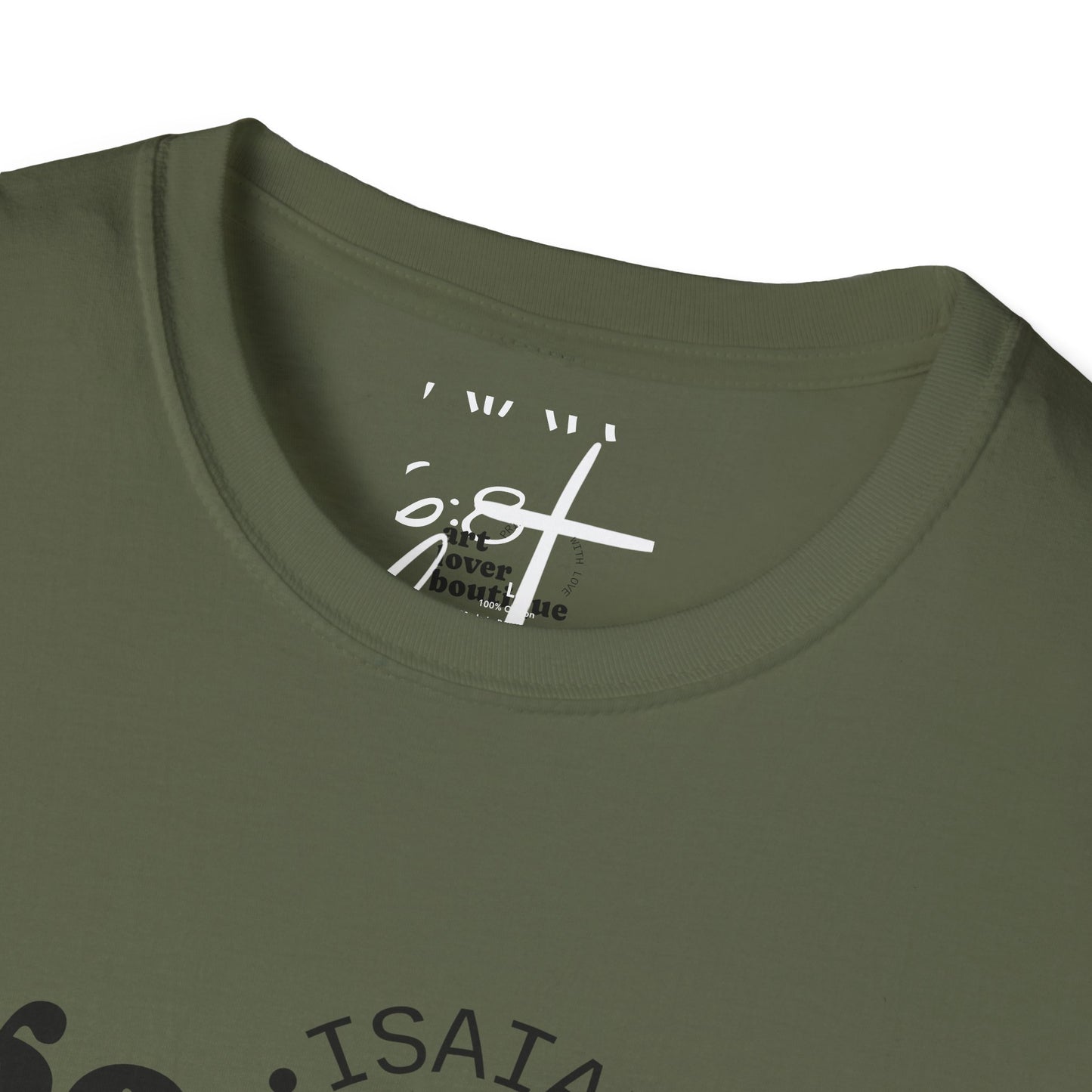 Go Send Answer Isaiah 6:8 Light Wash T-Shirt | Mission Fundraiser Faith Tee | Christian Missions Shirt