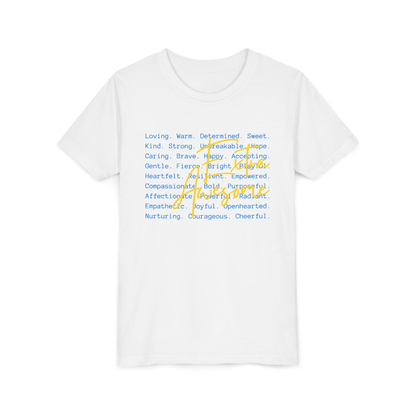 Extra Awesome 3:21 Youth Tee | Down Syndrome Awareness | Celebrate the Extra | World Down Syndrome Day