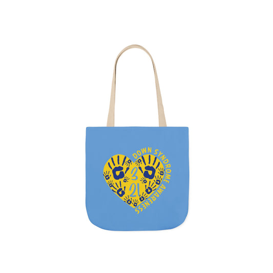 Celebrate the Extra Canvas Tote | Down Syndrome Awareness 3.21 | Trisomy 21 Bag | World Down Syndrome Day | Inclusion Tote with Color Strap Options