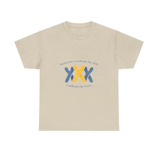 World Down Syndrome Day T-Shirt — "Celebrate the Extra"