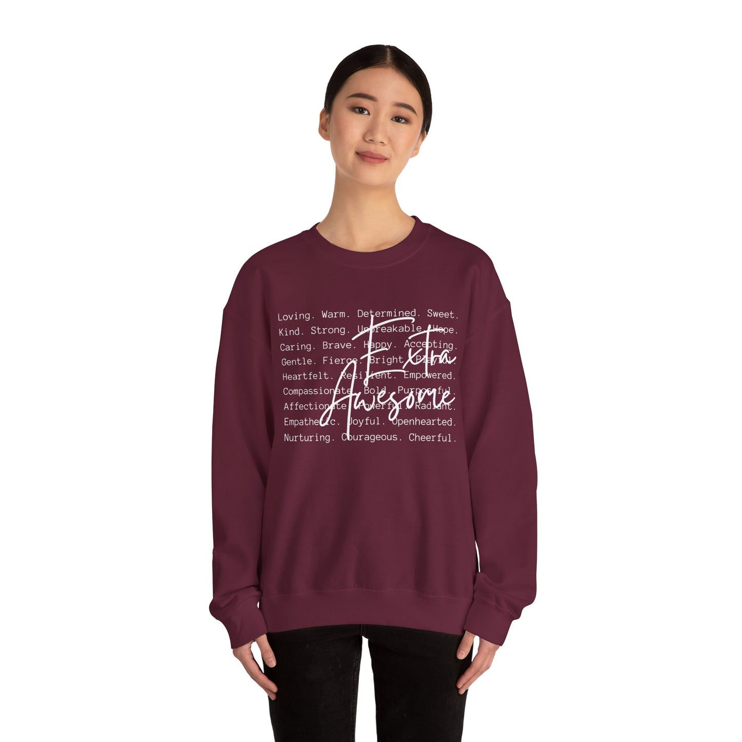 Extra Awesome Sweatshirt | Down Syndrome Awareness Crewneck | Celebrate the Extra