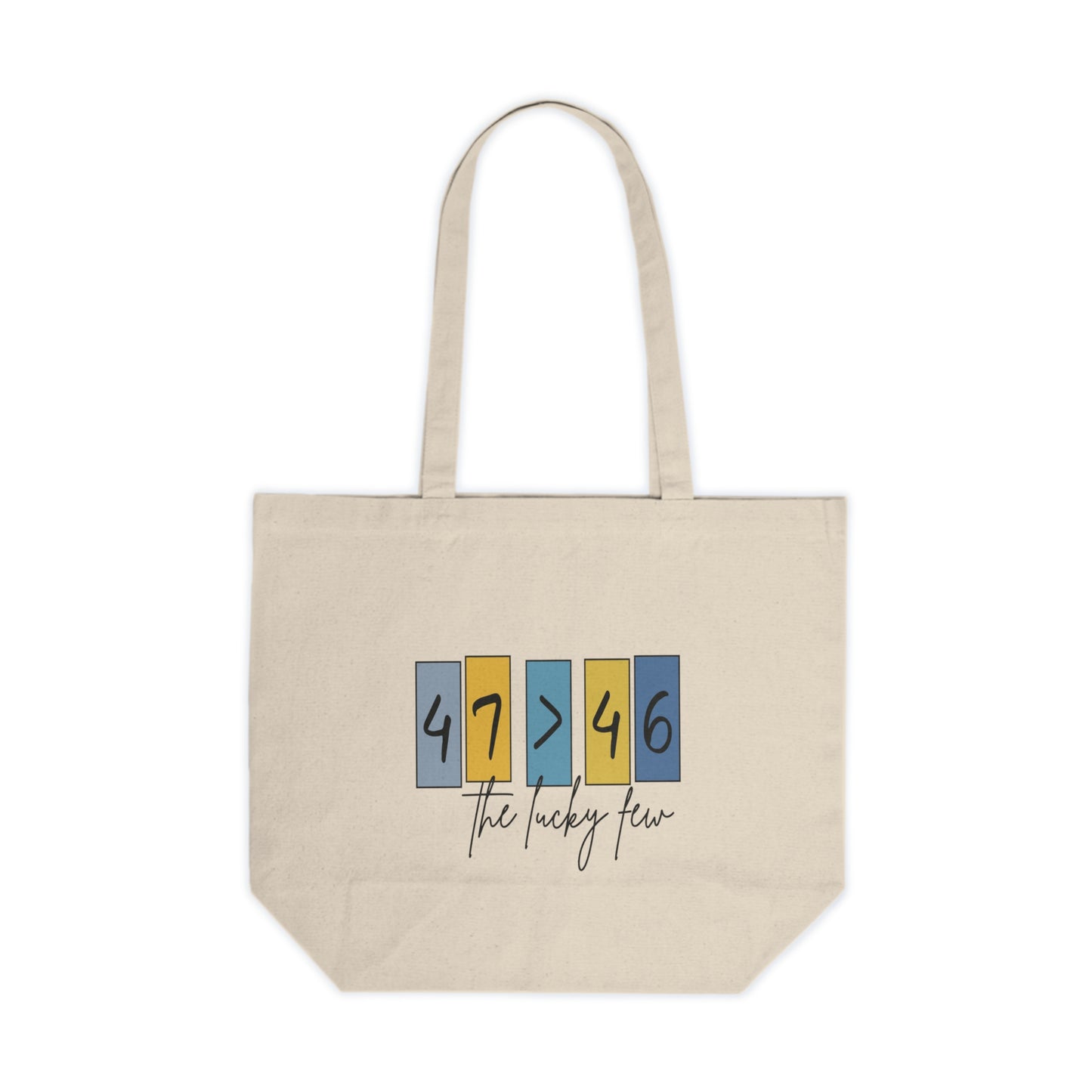 47 > 46 Lucky Few Tote | Down Syndrome Awareness Bag | Celebrate the Extra | Trisomy 21 Pride | World Down Syndrome Day Gift