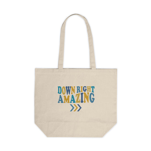 Down Right Amazing Tote | Down Syndrome Awareness Bag | Celebrate the Extra | Trisomy 21 Inclusion Gift | World Down Syndrome Day Tote