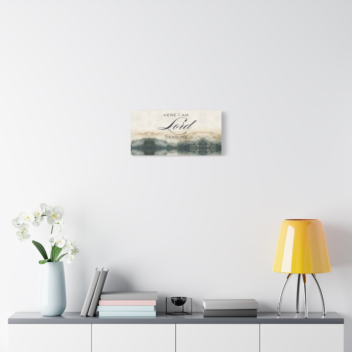 Here I Am, Lord – Send Me Canvas | Isaiah 6:8 Christian Wall Art | Mission & Faith Home Decor