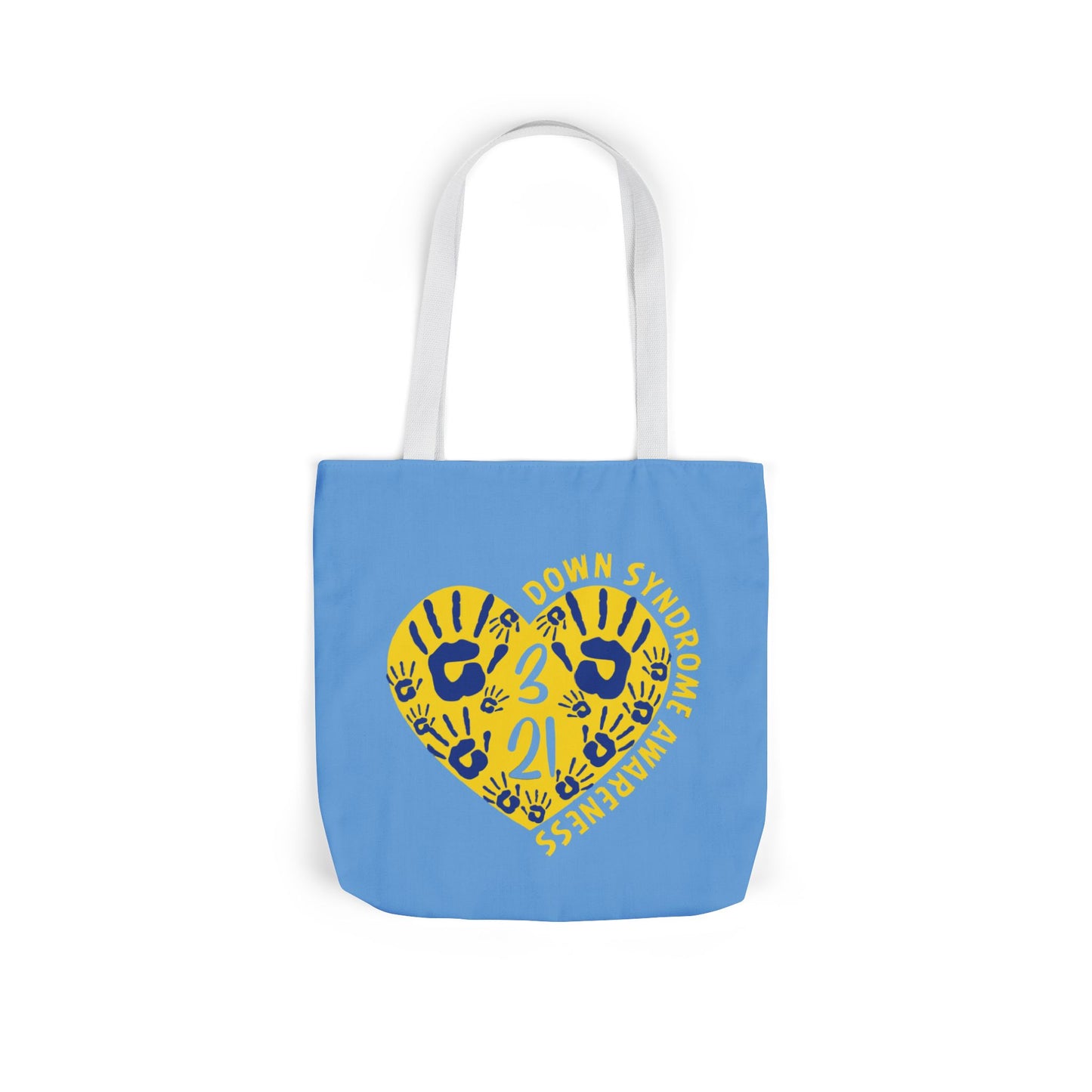 Celebrate the Extra Canvas Tote | Down Syndrome Awareness 3.21 | Trisomy 21 Bag | World Down Syndrome Day | Inclusion Tote with Color Strap Options
