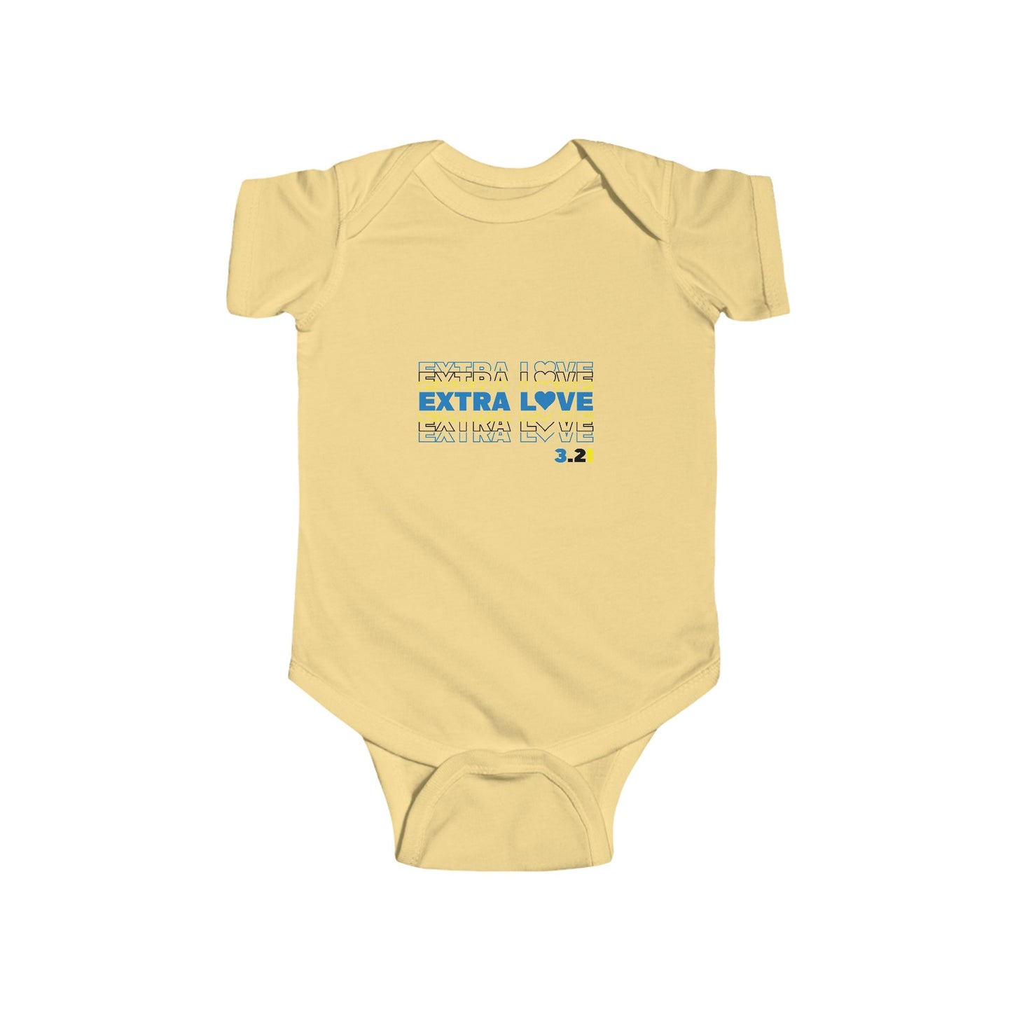 Extra Love Infant Onesie | Down Syndrome Awareness | Celebrate the Extra | World Down Syndrome Day