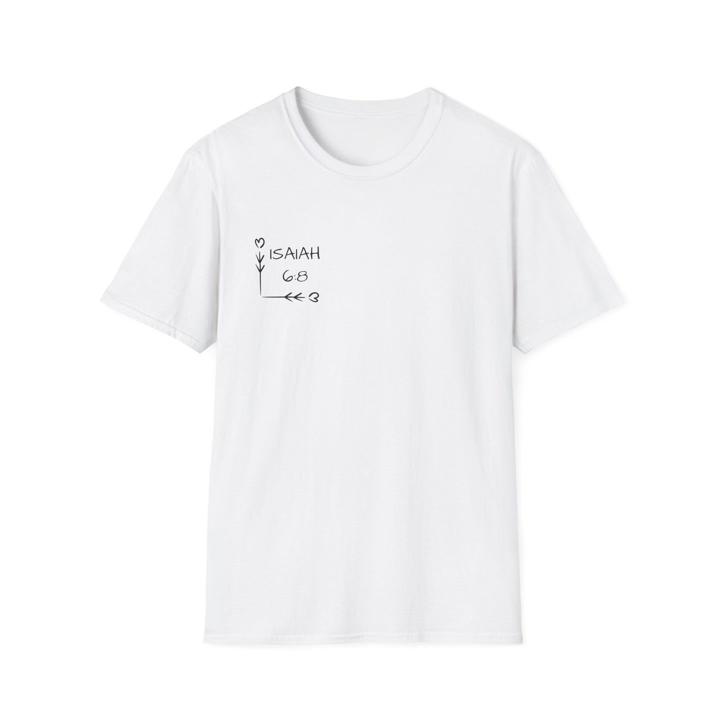 Send Them Isaiah 6:8 T-Shirt (Light Wash)| Mission Fundraiser Faith Tee | Christian Missions Shirt