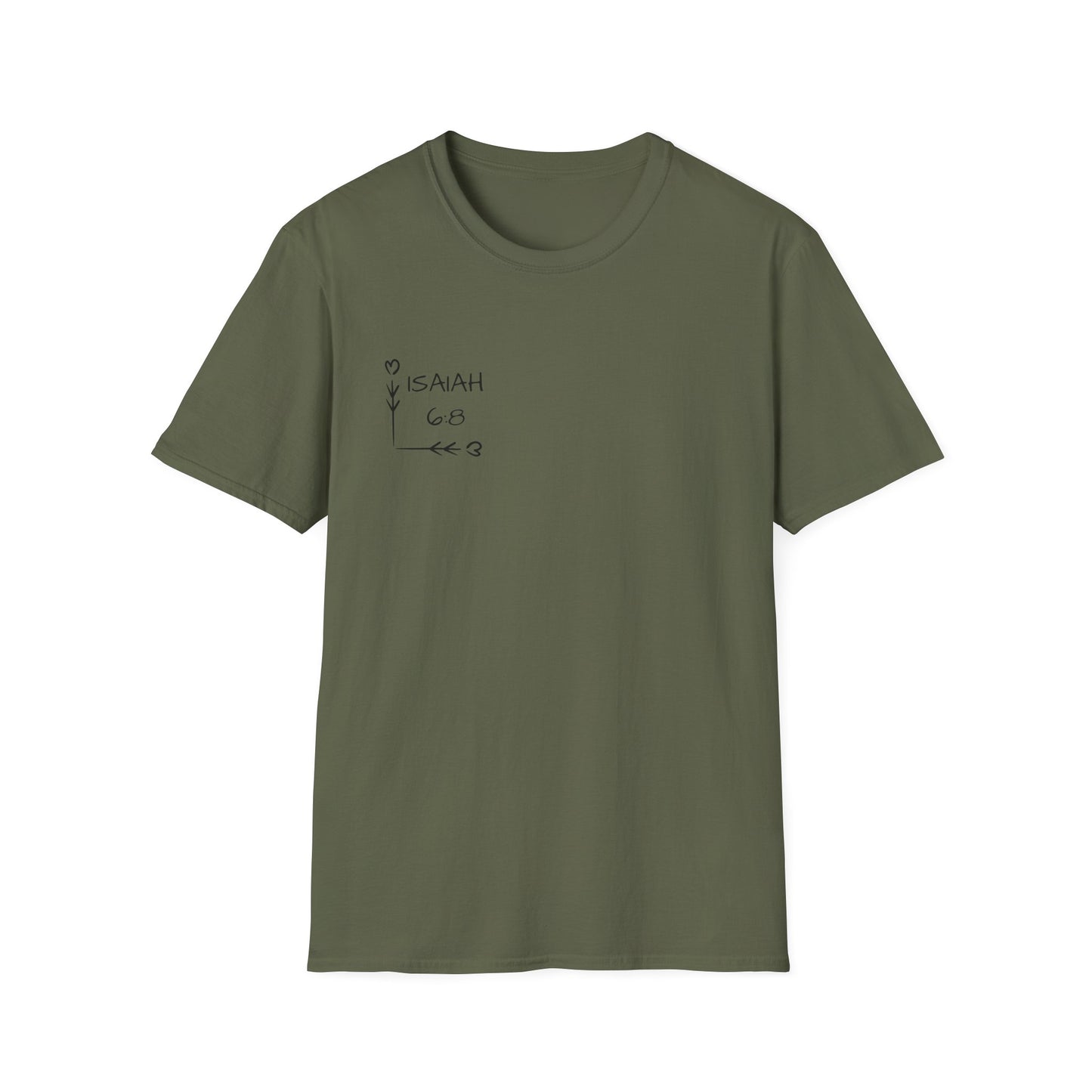 Send Them Isaiah 6:8 T-Shirt (Light Wash)| Mission Fundraiser Faith Tee | Christian Missions Shirt