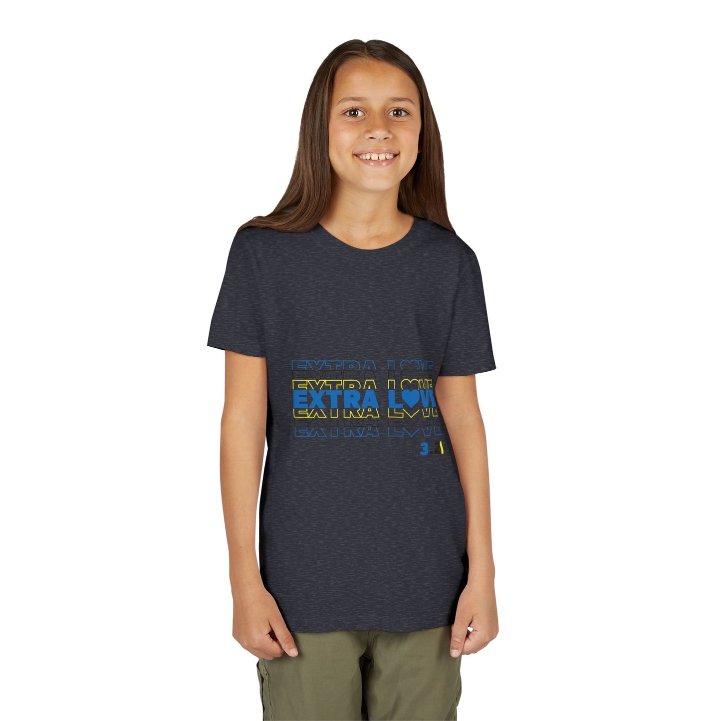 Extra Love 3:21 Youth Tee | Down Syndrome Awareness | Celebrate the Extra | World Down Syndrome Day