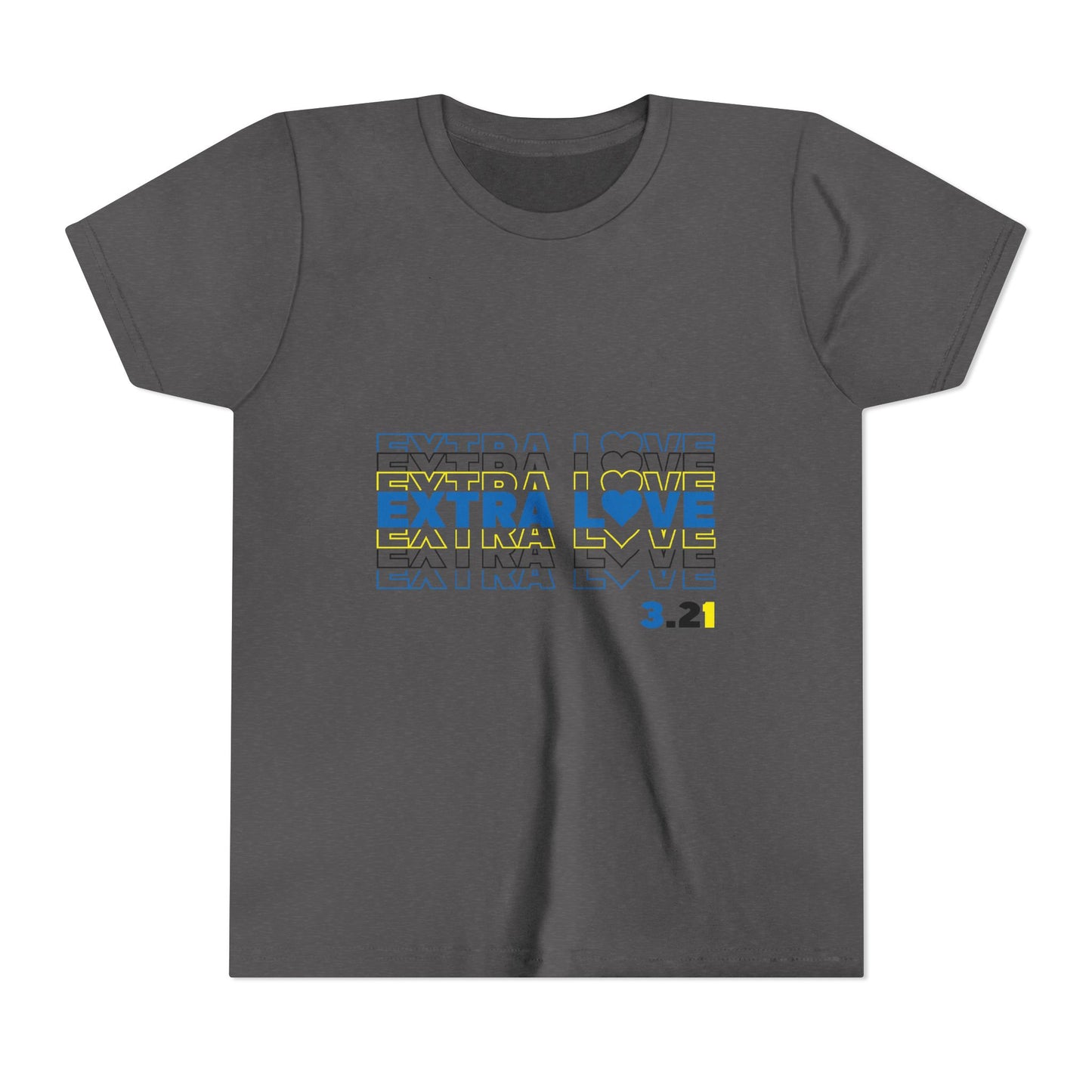 Extra Love 3:21 Youth Tee | Down Syndrome Awareness | Celebrate the Extra | World Down Syndrome Day