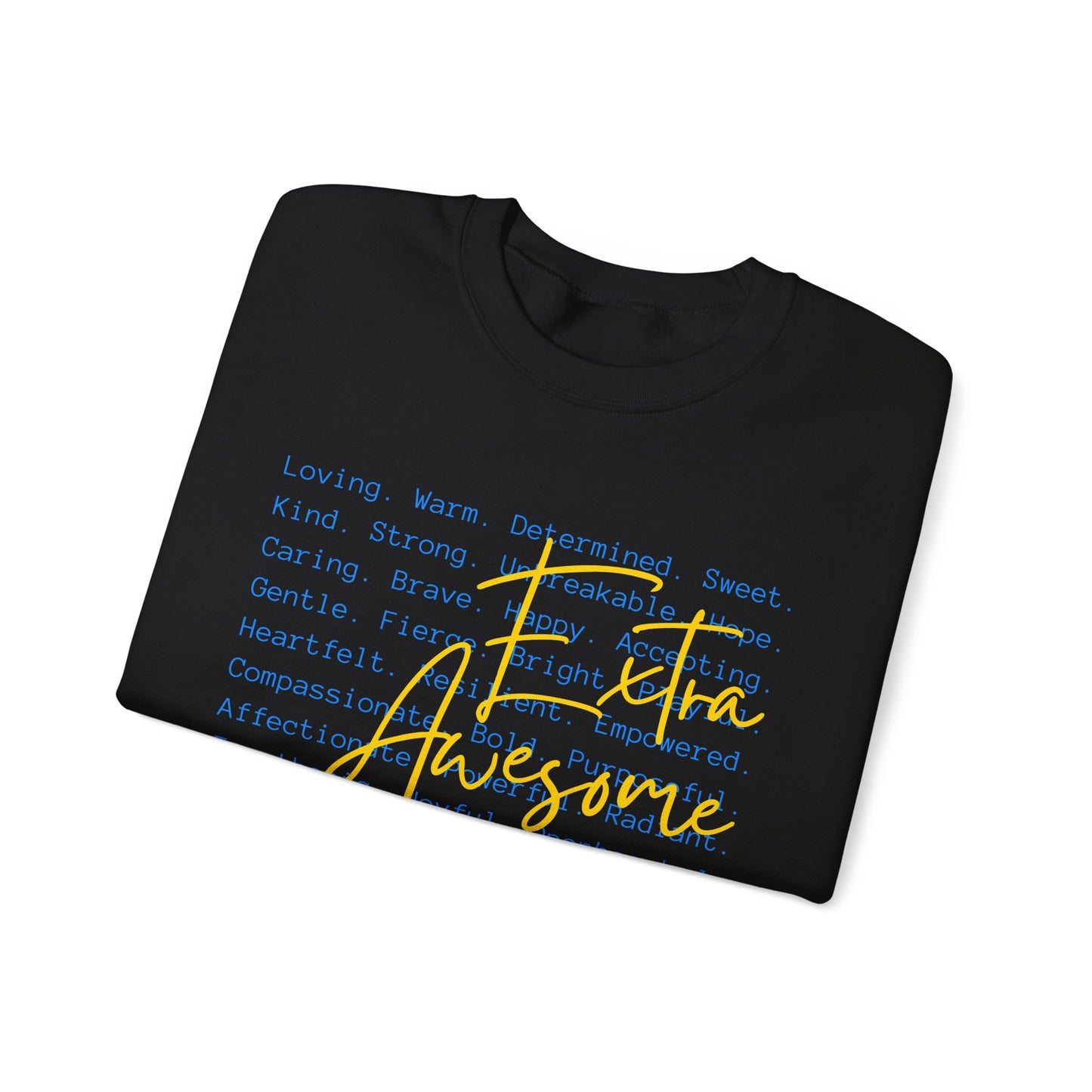 Extra Awesome Sweatshirt | Down Syndrome Awareness Crewneck | Celebrate the Extra
