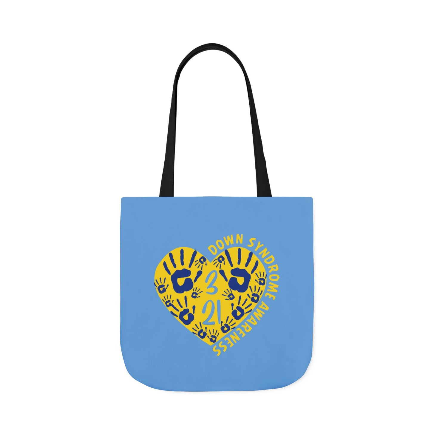 Celebrate the Extra Canvas Tote | Down Syndrome Awareness 3.21 | Trisomy 21 Bag | World Down Syndrome Day | Inclusion Tote with Color Strap Options