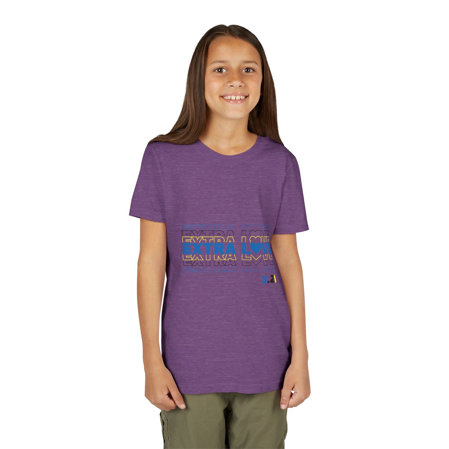 Extra Love 3:21 Youth Tee | Down Syndrome Awareness | Celebrate the Extra | World Down Syndrome Day