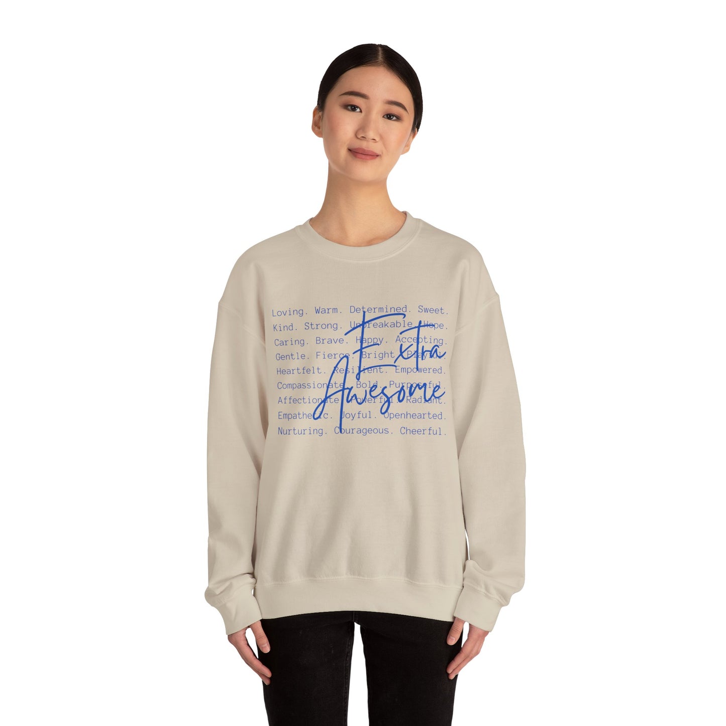 Extra Awesome Sweatshirt | Down Syndrome Awareness Crewneck | Celebrate the Extra
