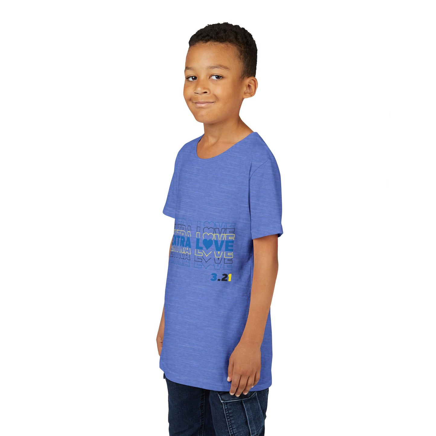 Extra Love 3:21 Youth Tee | Down Syndrome Awareness | Celebrate the Extra | World Down Syndrome Day