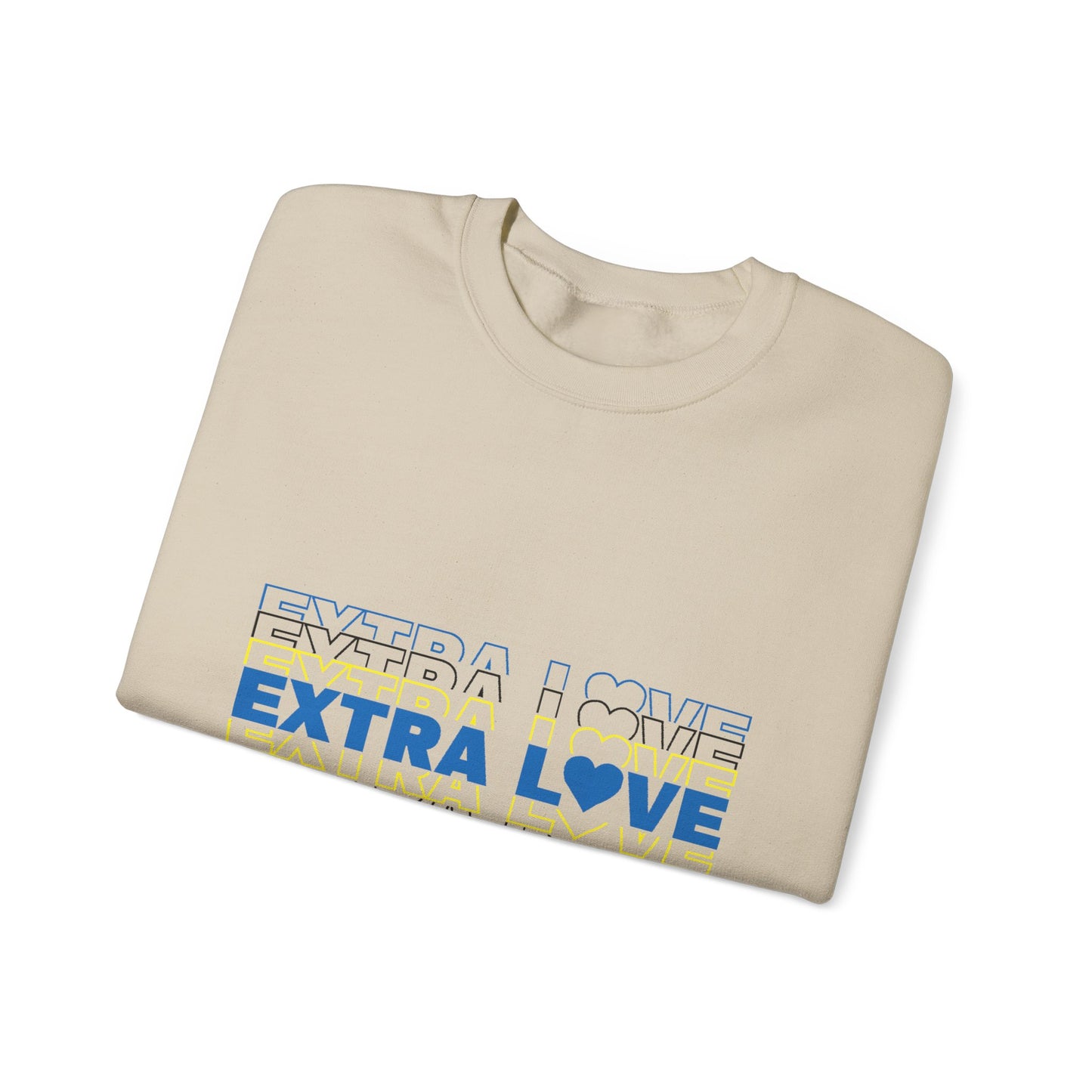 Extra Love 3:21 Sweatshirt | Down Syndrome Awareness Crewneck | Celebrate the Extra
