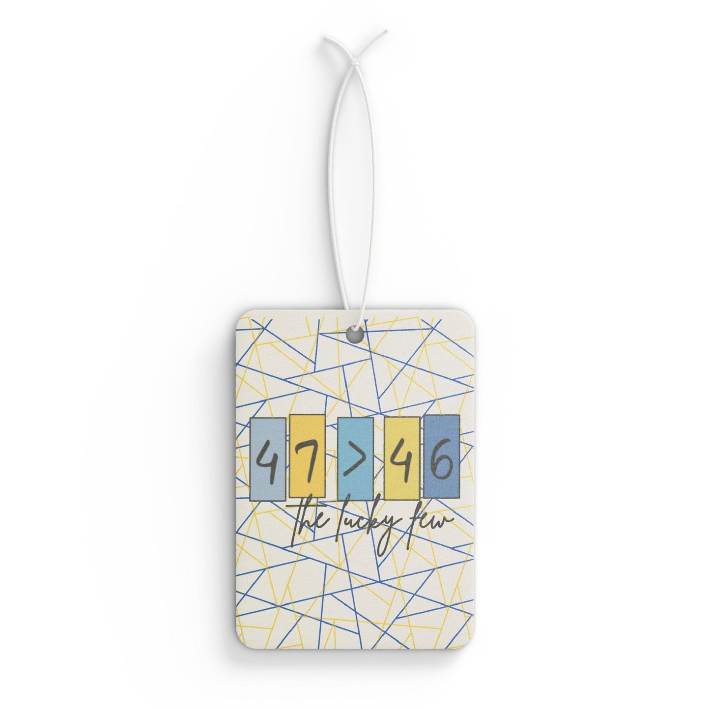 47>46 | Celebrate the Extra Car Air Freshener | Down Syndrome Awareness 3.21 | Trisomy 21 | World Down Syndrome Day | Inclusion & Advocacy Gift