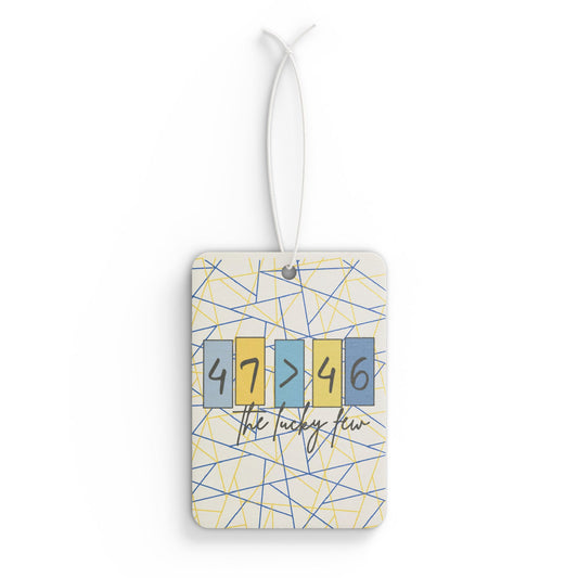 47>46 | Celebrate the Extra Car Air Freshener | Down Syndrome Awareness 3.21 | Trisomy 21 | World Down Syndrome Day | Inclusion & Advocacy Gift