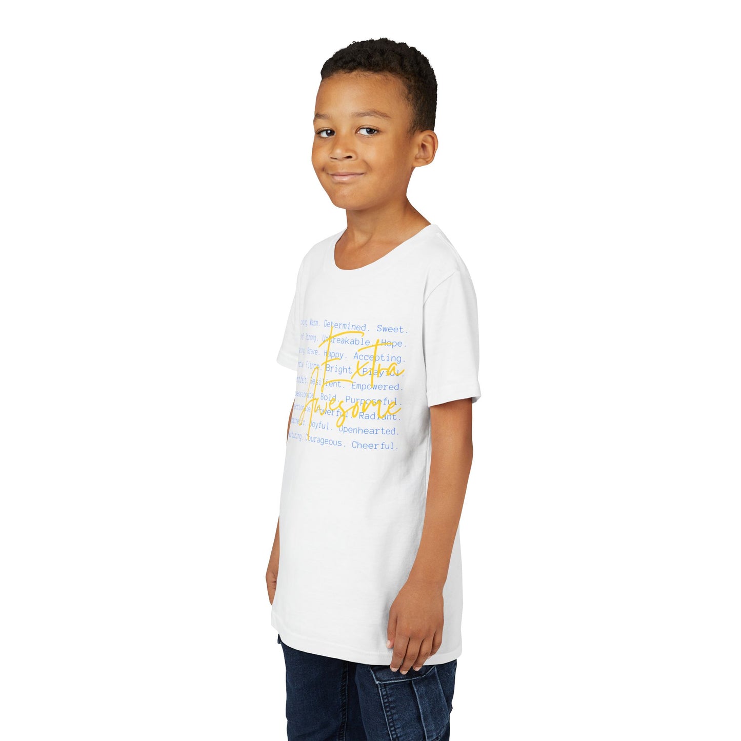 Extra Awesome 3:21 Youth Tee | Down Syndrome Awareness | Celebrate the Extra | World Down Syndrome Day