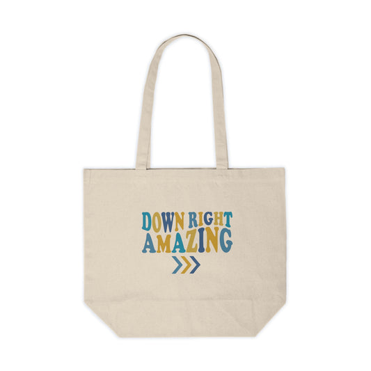 Down Right Amazing Tote | Down Syndrome Awareness Bag | Celebrate the Extra | Trisomy 21 Inclusion Gift | World Down Syndrome Day Tote