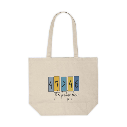 47 > 46 Lucky Few Tote | Down Syndrome Awareness Bag | Celebrate the Extra | Trisomy 21 Pride | World Down Syndrome Day Gift