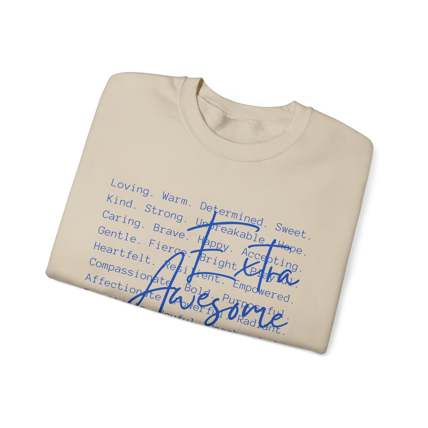 Extra Awesome Sweatshirt | Down Syndrome Awareness Crewneck | Celebrate the Extra