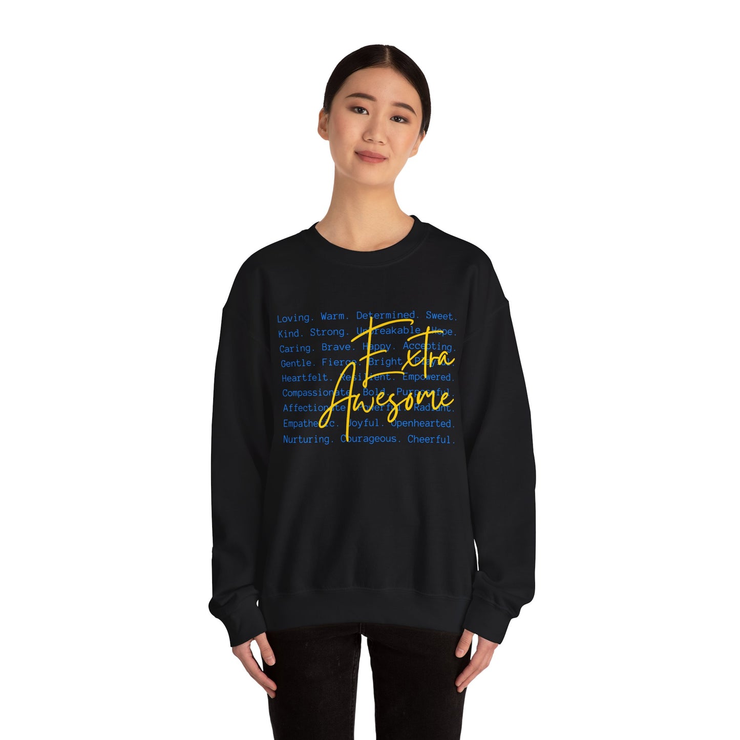 Extra Awesome Sweatshirt | Down Syndrome Awareness Crewneck | Celebrate the Extra
