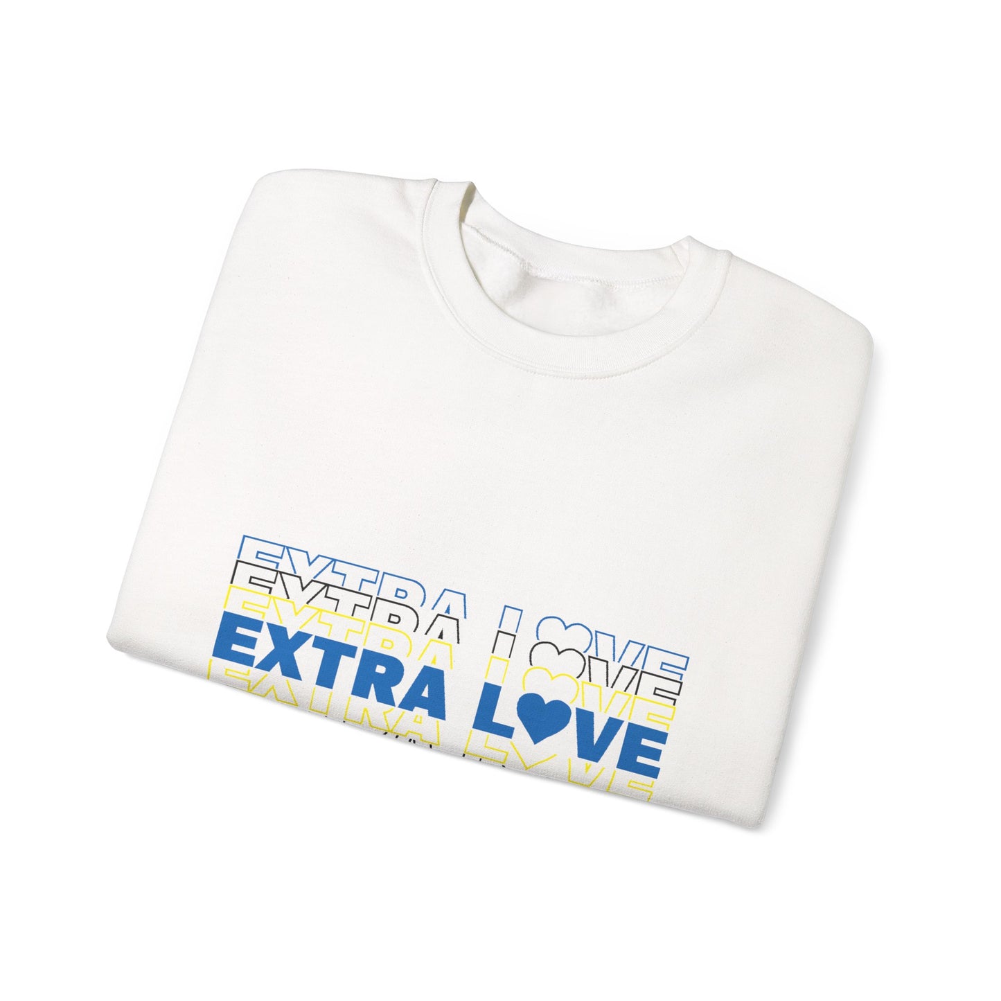 Extra Love 3:21 Sweatshirt | Down Syndrome Awareness Crewneck | Celebrate the Extra