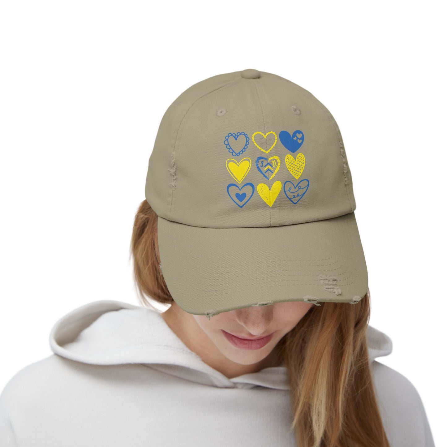 3:21 Heart Doodles Cap | Down Syndrome awareness | Celebrate the Extra | World Down Syndrome Day