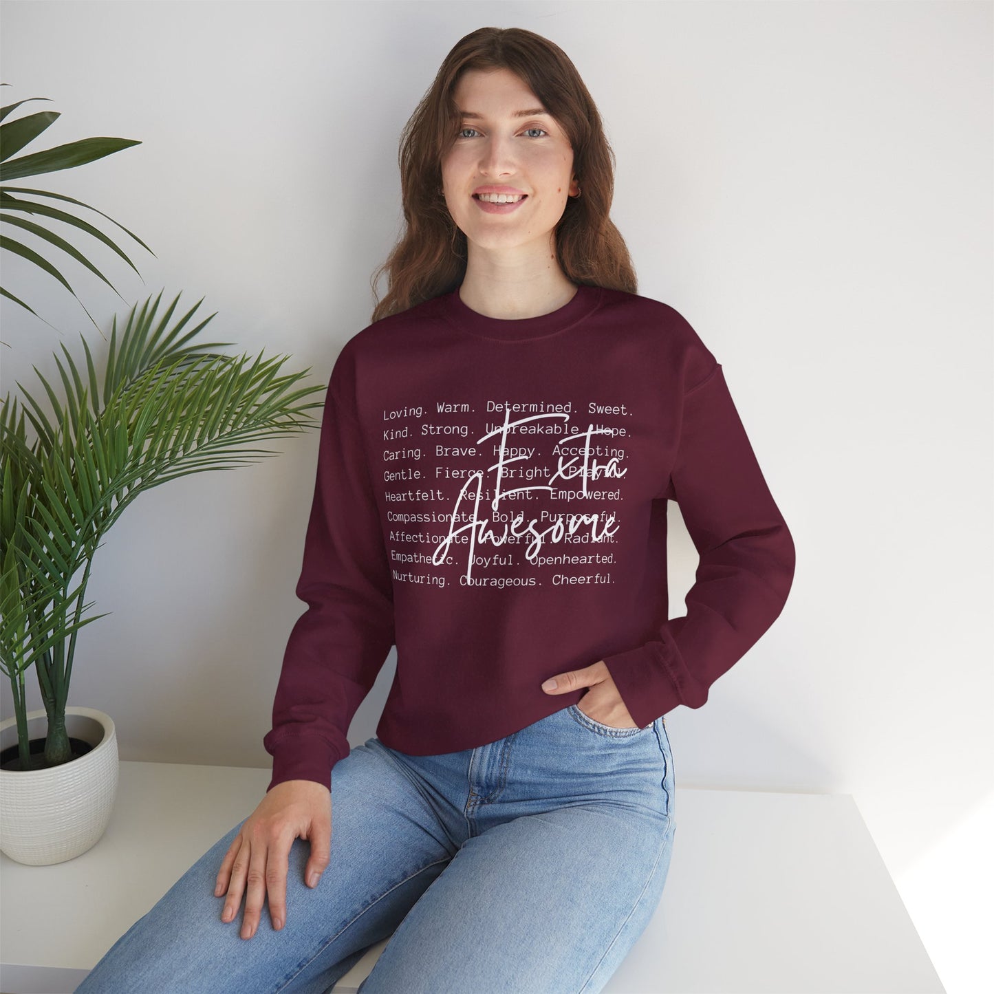 Extra Awesome Sweatshirt | Down Syndrome Awareness Crewneck | Celebrate the Extra