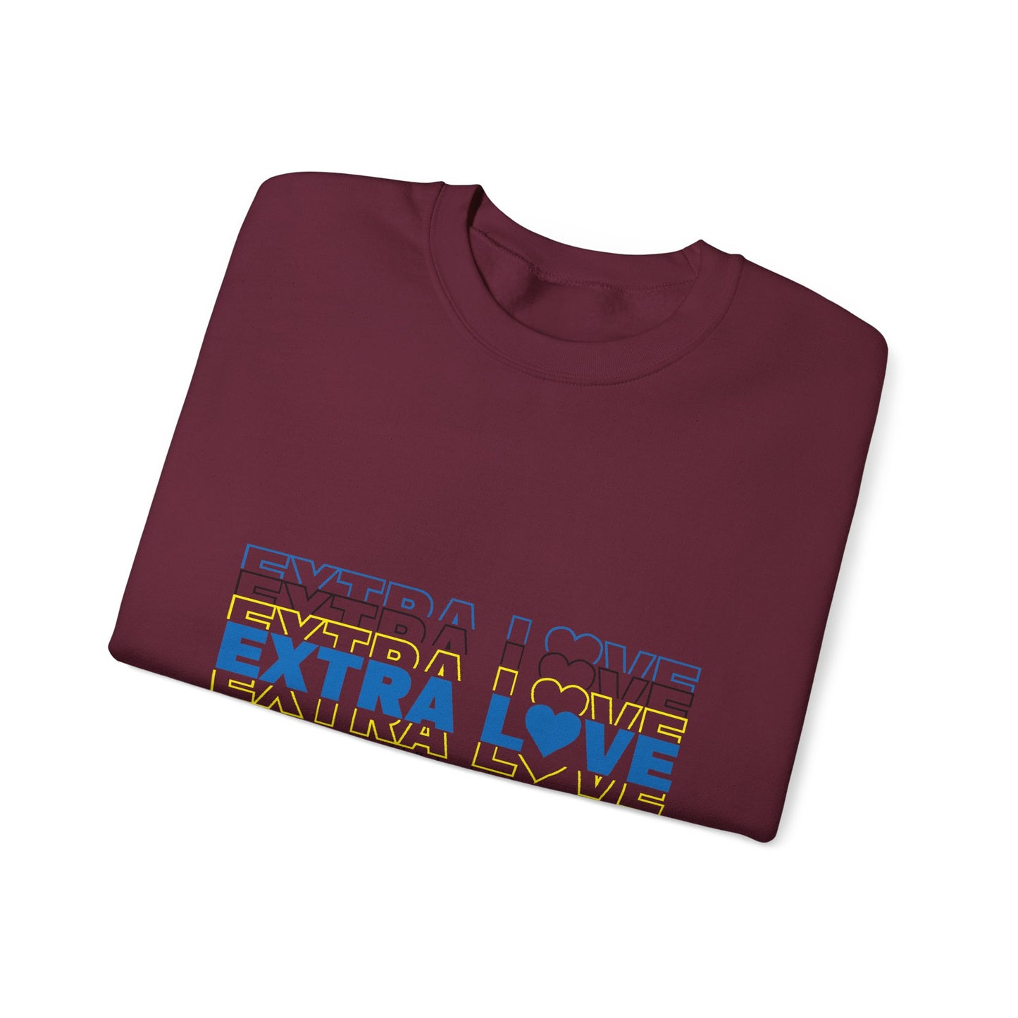 Extra Love 3:21 Sweatshirt | Down Syndrome Awareness Crewneck | Celebrate the Extra