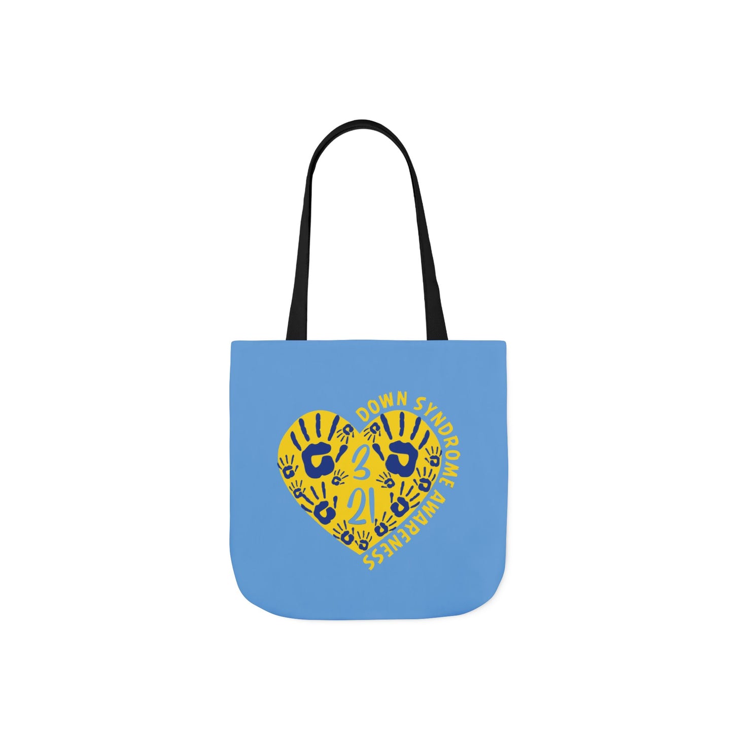 Celebrate the Extra Canvas Tote | Down Syndrome Awareness 3.21 | Trisomy 21 Bag | World Down Syndrome Day | Inclusion Tote with Color Strap Options