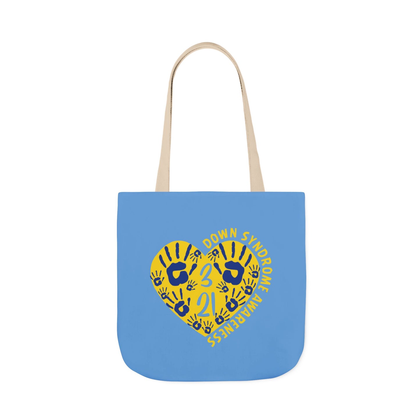Celebrate the Extra Canvas Tote | Down Syndrome Awareness 3.21 | Trisomy 21 Bag | World Down Syndrome Day | Inclusion Tote with Color Strap Options